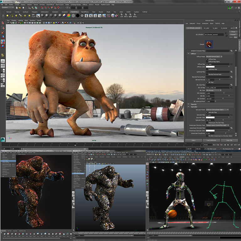 3d animation autodesk maya